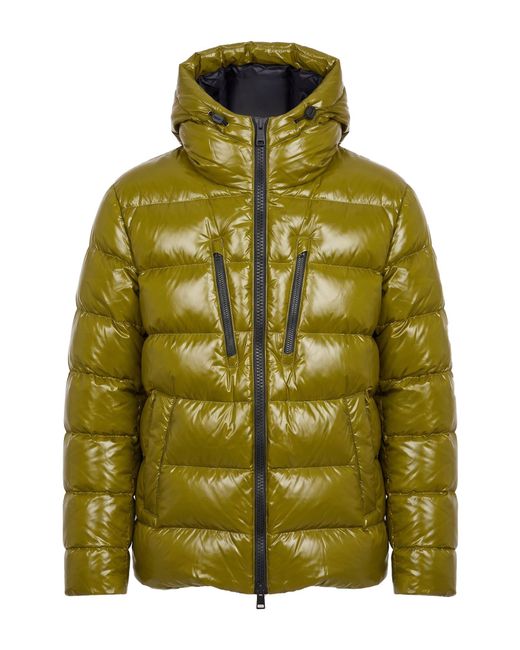 Herno Green Puffer Polyamide, Polyurethane for men