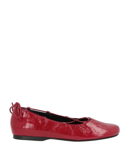 Alohas Red Ballet Flats