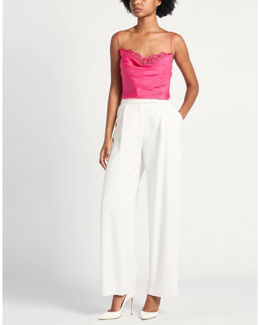 Alberta Ferretti Pink Top Silk