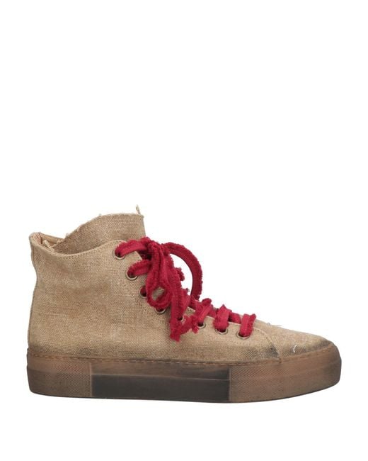 Uma Wang Brown Sand Sneakers Textile Fibers for men