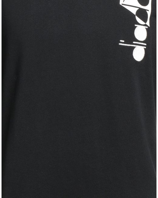 Diadora Black Sweatshirt for men