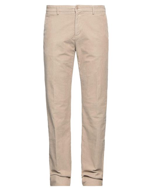 Mp Massimo Piombo Natural Trouser for men