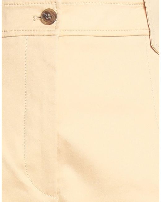 Alberta Ferretti Natural Pants Cotton, Elastane