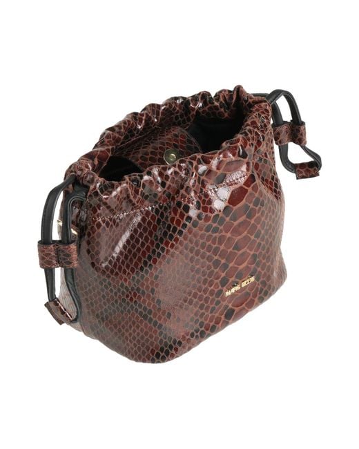 Marc Ellis Brown Cross-Body Bag Leather