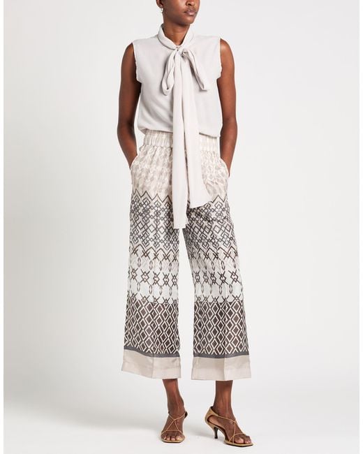 Brunello Cucinelli White Trouser