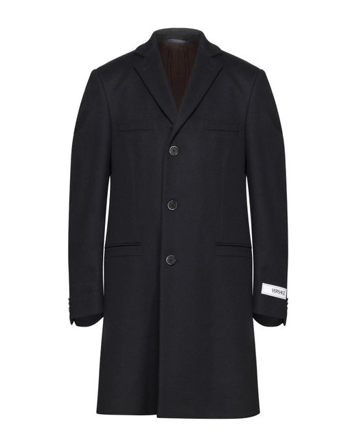 Versace hot sale mens overcoat
