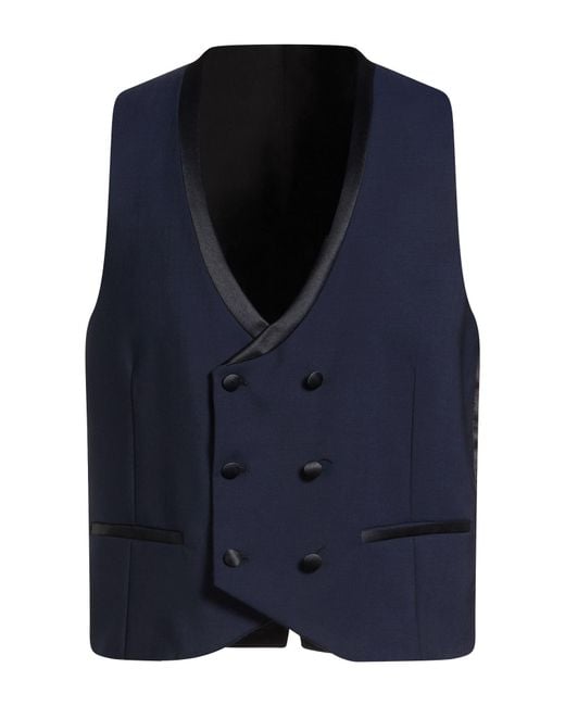 Manuel Ritz Blue Waistcoat for men