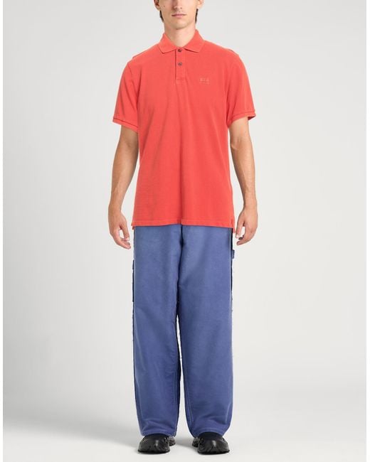 C P Company Red Polo Shirt for men