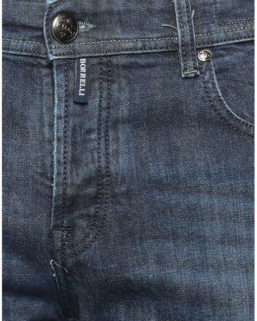 Pantalon en jean Luigi Borrelli Napoli pour homme en coloris Bleu | Lyst