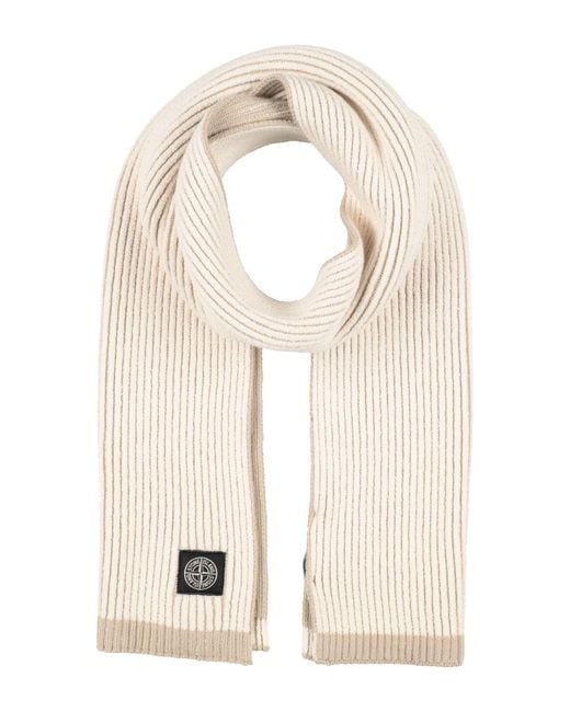 Sciarpa di Stone Island in Natural da Uomo