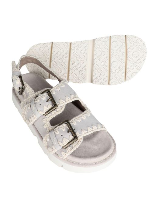 Mou Natural Sandals