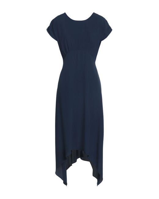 Grifoni Blue Midi Dress