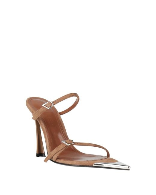 Mugler Natural Sandals