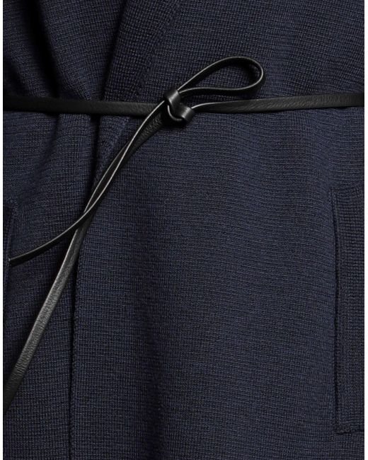 Fabiana Filippi Blue Overcoat & Trench Coat