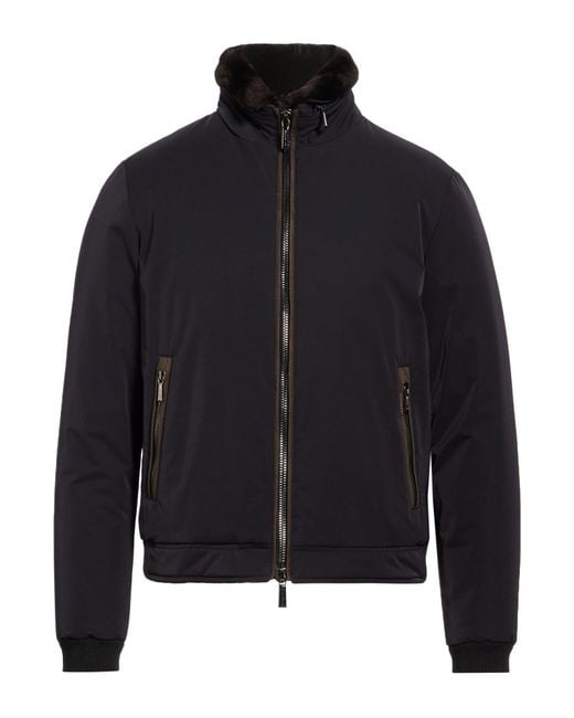 Moorer Blue Puffer Polyester for men