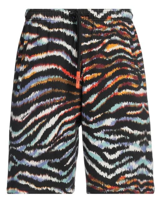Just Cavalli Black Shorts & Bermuda Shorts Cotton for men