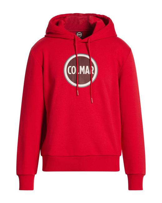 Colmar Red Sweatshirt Cotton, Polyester for men