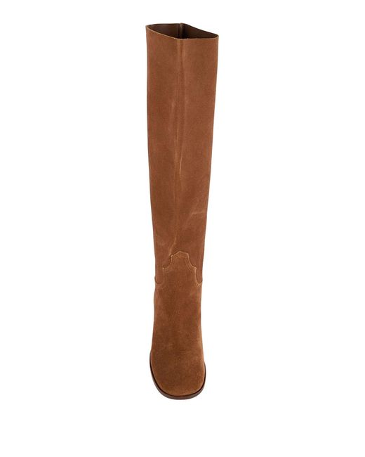 Casadei Brown Boot Leather