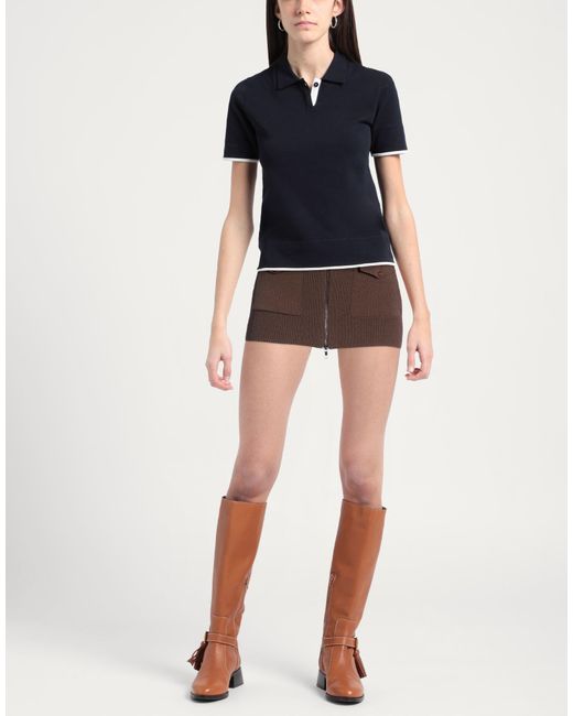 AYA MUSE Brown Mini Skirt