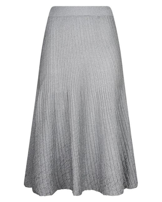 Gonna Midi di Elisabetta Franchi in Gray