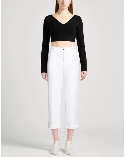 Berwich White Pants Polyamide, Elastane