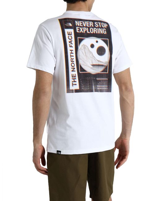 The North Face T-shirt in White for Men 