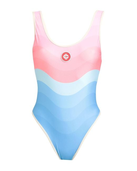 CASABLANCA Onepiece Swimsuit in Pink Lyst