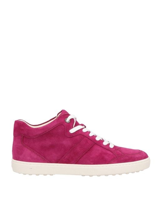 Tod's Pink Sneakers Leather