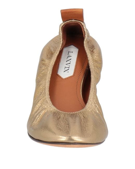 Lanvin White Ballet Flats