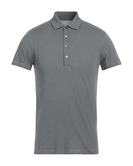 Majestic Filatures Polo Shirt in Gray for Men | Lyst