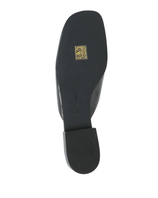 The Row Black Mules & Clogs Leather