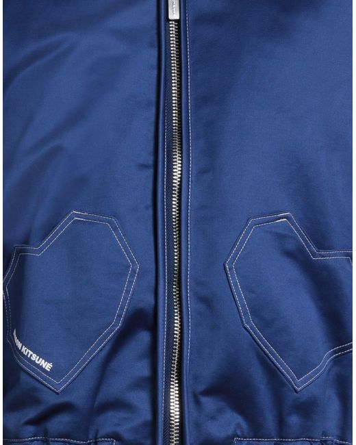 Maison Kitsuné Blue Jacket Cotton for men