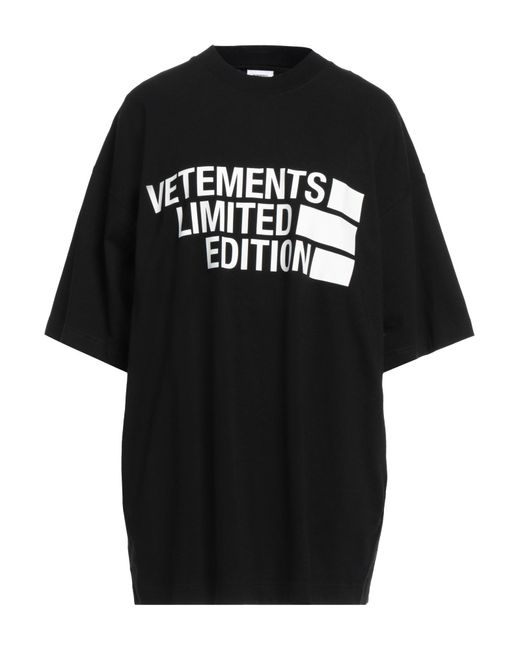 Vetements Black T-shirt