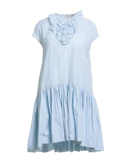 Laurence Bras Blue Mini Dress