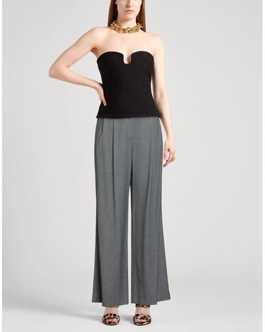 Givenchy Gray Pants Wool, Elastane