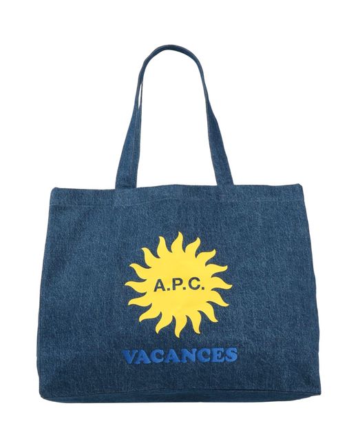 A.P.C. Blue Shoulder Bag for men