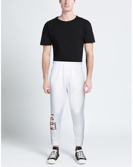 DSquared² White Trouser for men