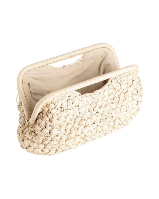 Cult Gaia Natural Handbag Straw
