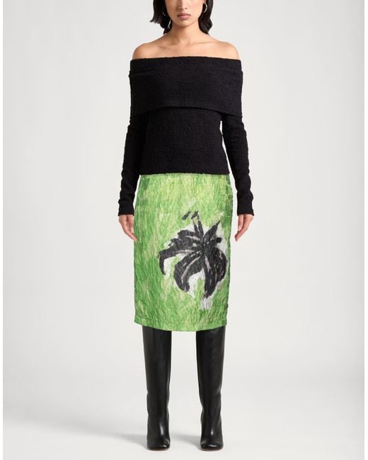 Jupe midi Stella Jean en coloris Green