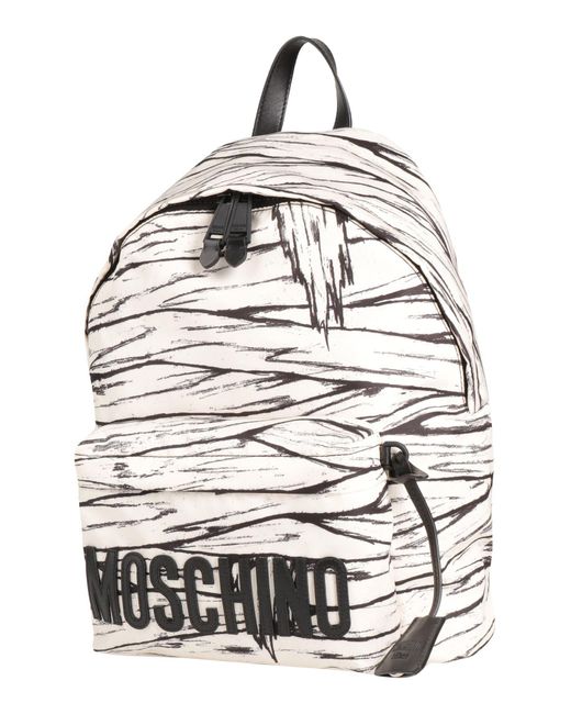 Moschino Gray Backpack