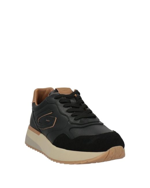 Alberto Guardiani Black Trainers for men