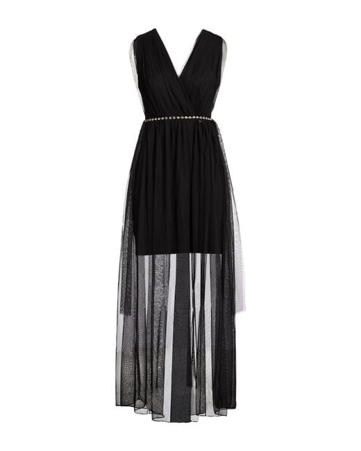Rinascimento Black Maxi Dress Polychloride