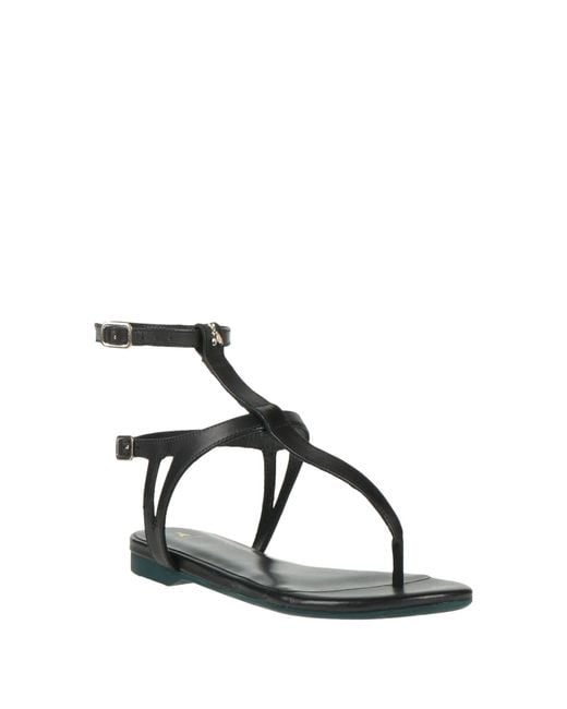 Patrizia Pepe Brown Thong Sandal Leather