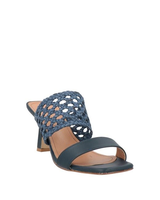 VICTORIA PETRA Blue Sandals
