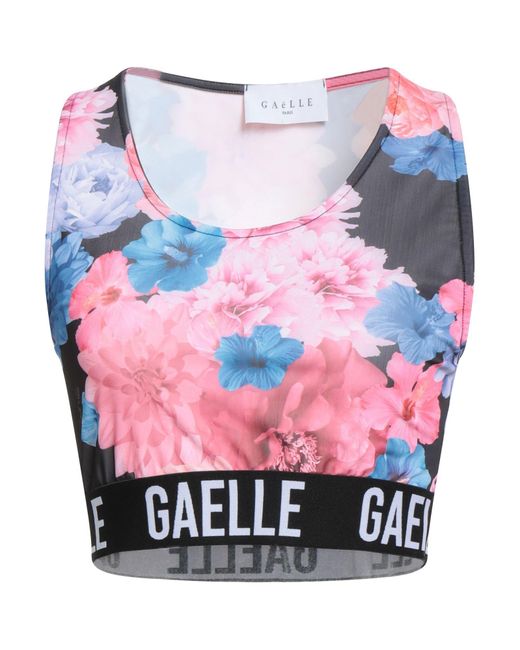Gaelle Paris Pink Top Polyester, Elastane