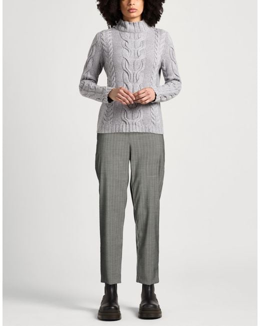Boss Gray Light Pants Virgin Wool
