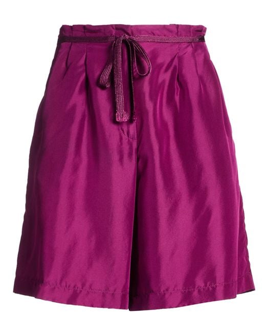 Forte_forte Purple Shorts & Bermuda Shorts
