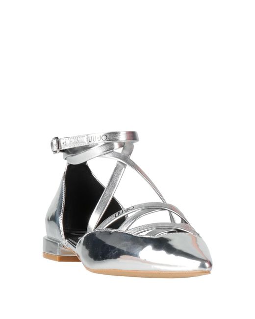 Liu Jo White Ballet Flats