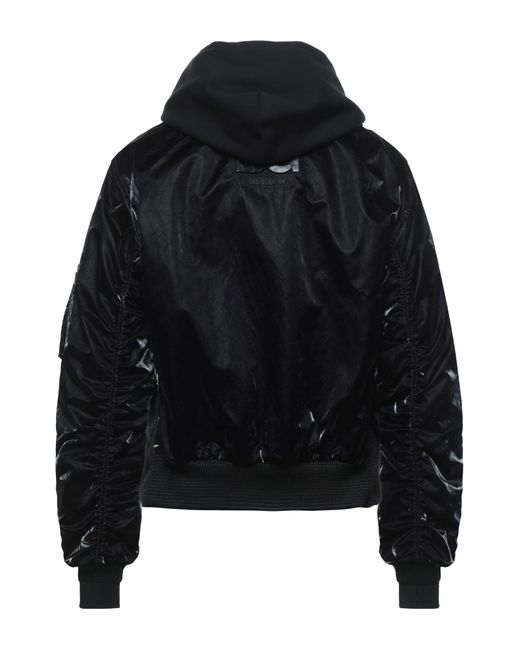 Dolce & Gabbana Black Jacket Polyamide, Cotton, Polyester for men