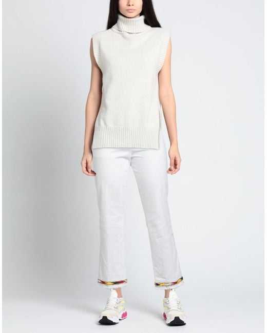 True Royal White Jeans Cotton, Elastane